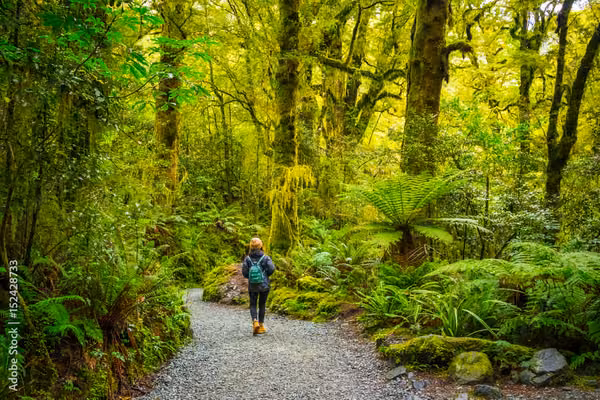 Walking in forest - purchase in July