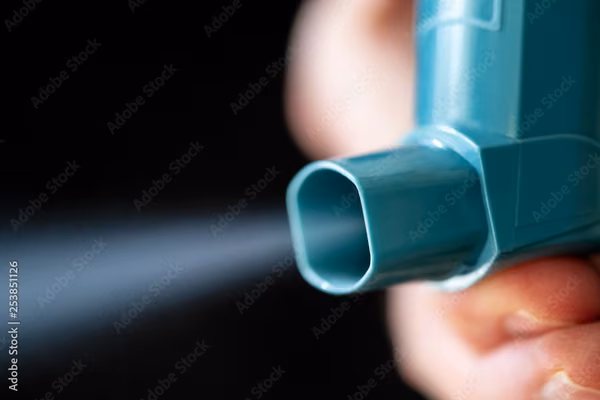 Generic blue inhaler - to purchase in July