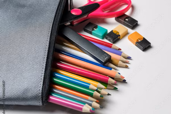Vape and school pencil case -  to purchase in July