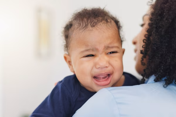 Baby crying upset