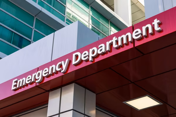 Emergency Department (ED) sign
