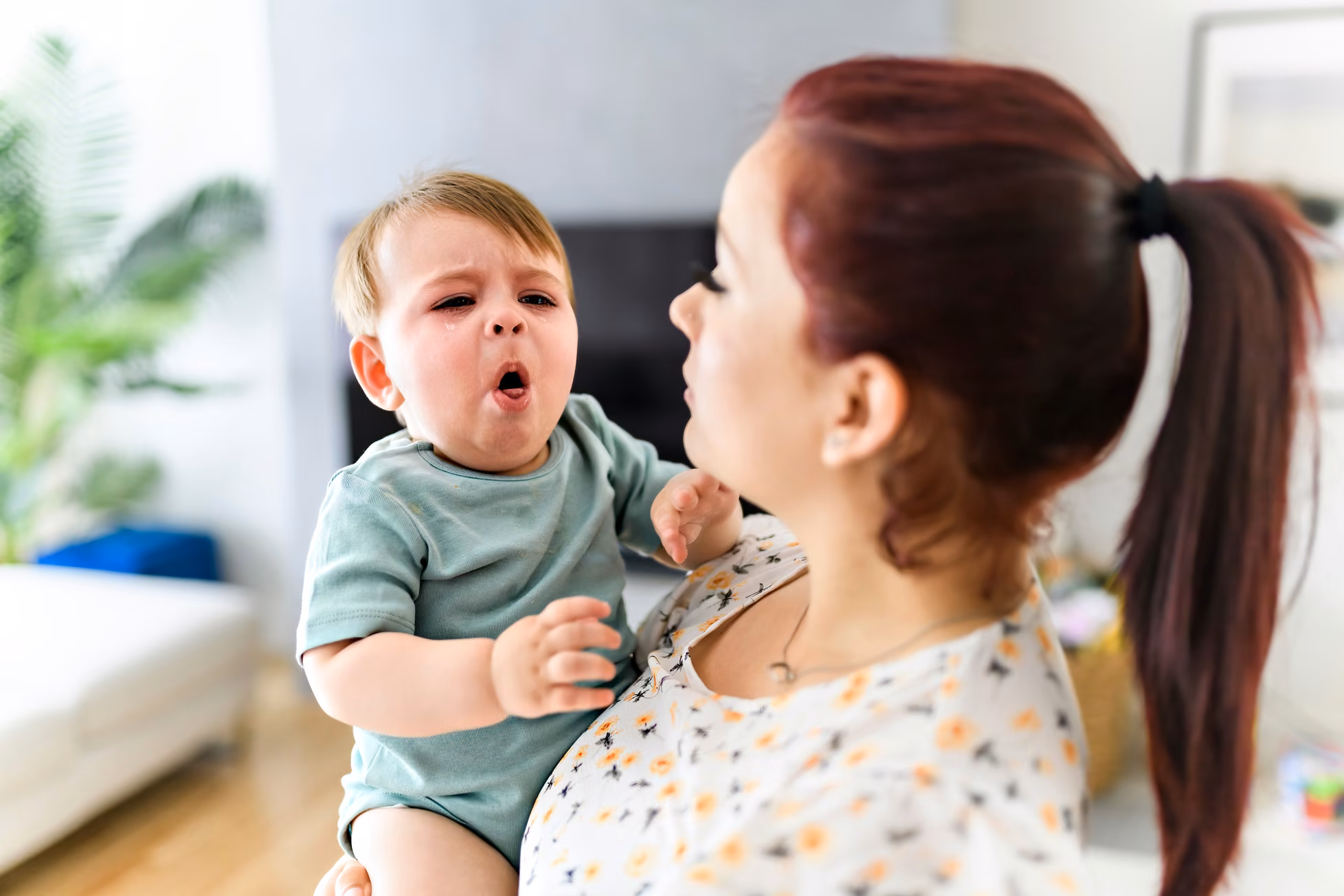 Baby coughing