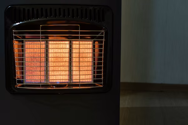 Unflued gas heater